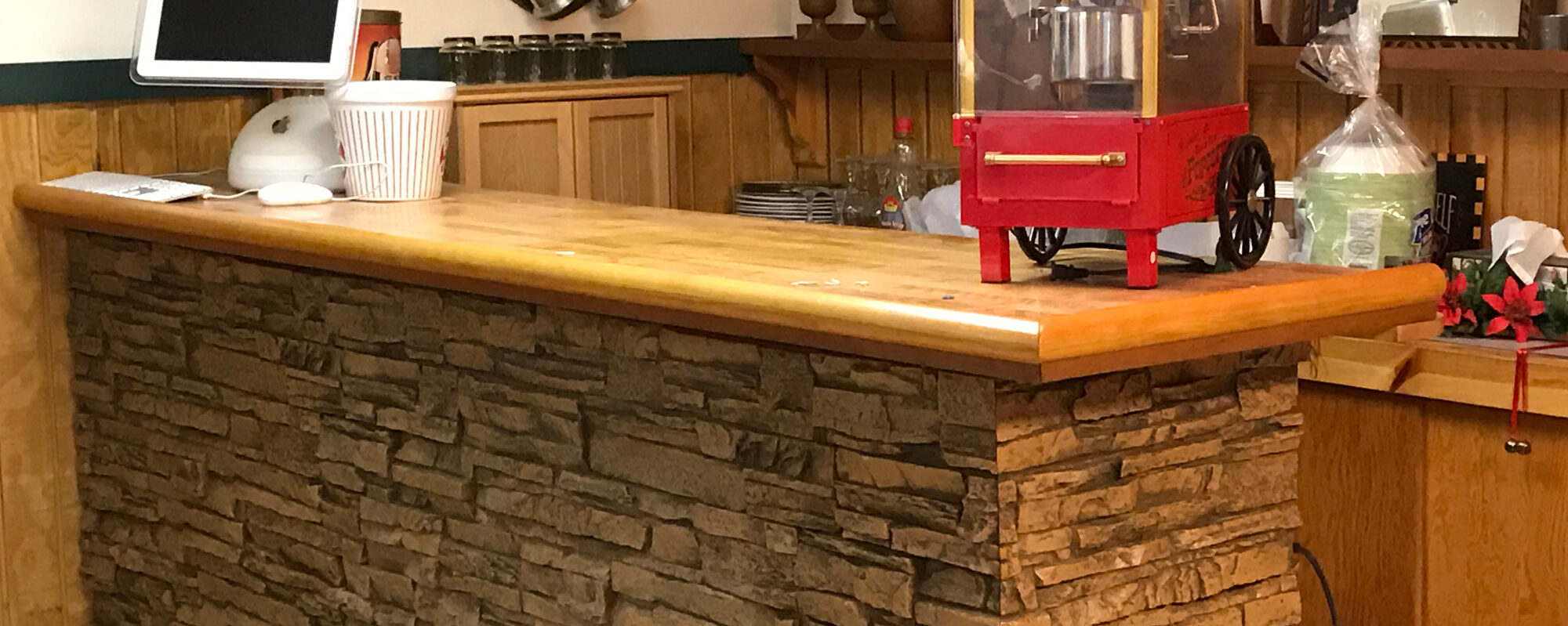 bar stone work header